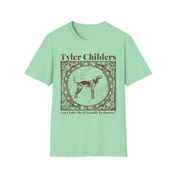 Tyler Childers Beige Hound Unisex Softstyle T-Shirt - Image 13