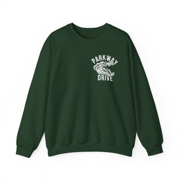 Parkway Drive Croc Eco Unisex Heavy Blend™ Crewneck Sweatshirt - Image 9