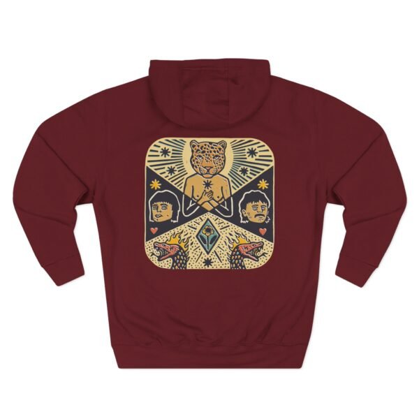 Lime Cordiale Pedestal Three-Panel Fleece Hoodie - Image 14