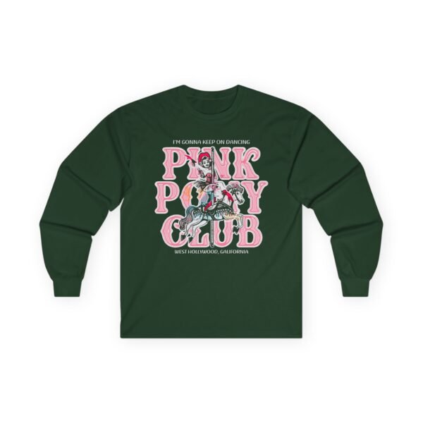 Chappell Roan Im Gonna Keep on Dancing Pink Pony Club Unisex Ultra Cotton Long Sleeve Tee - Image 5