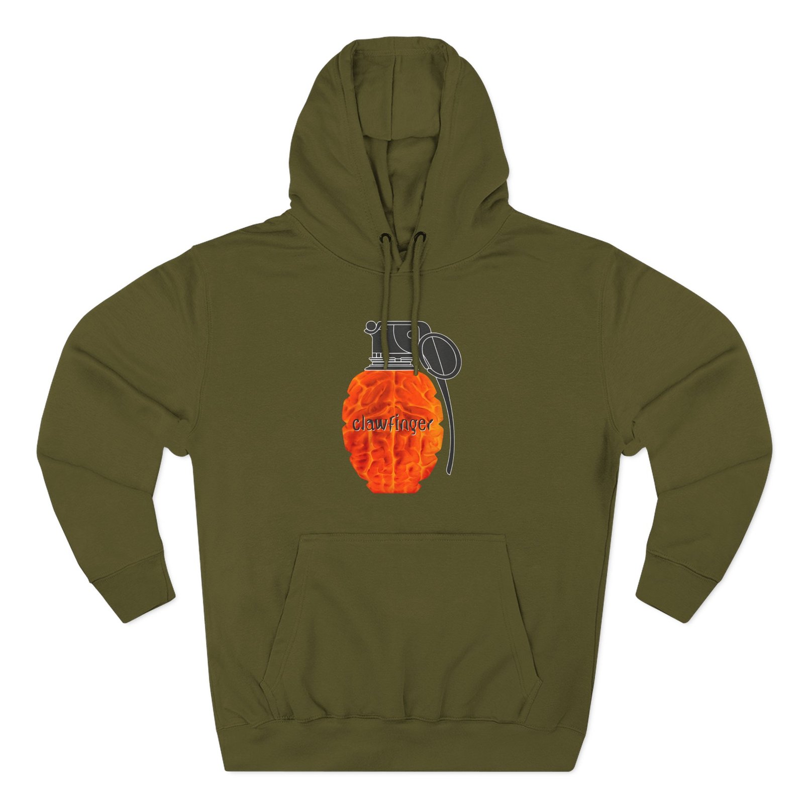 Clawfinger Use Your Brain Three-Panel Fleece Hoodie - Image 11