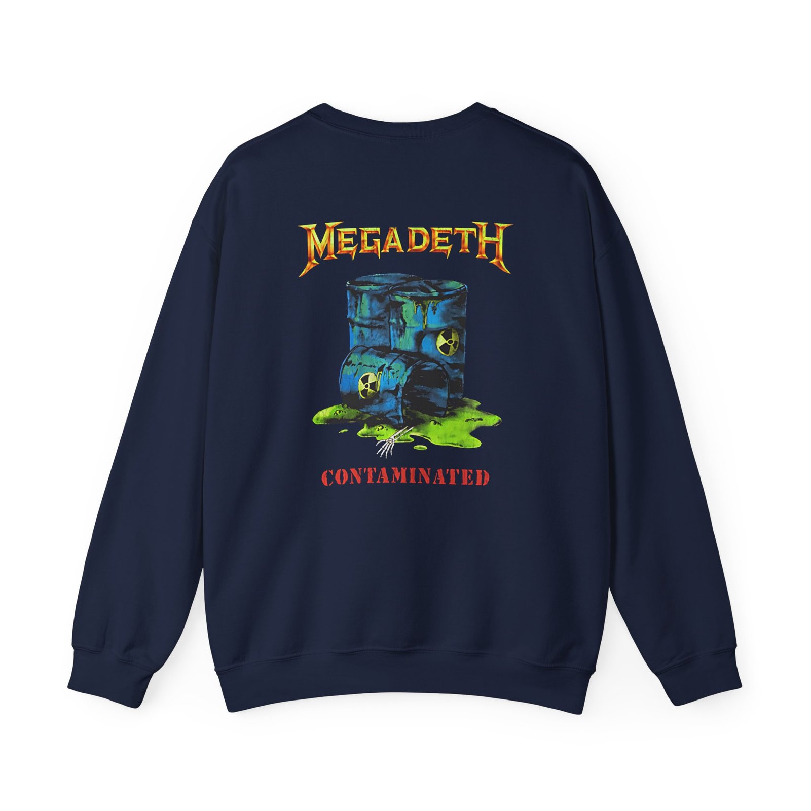 Manhead Megadeth Contaminated Unisex Heavy Blend™ Crewneck Sweatshirt - Image 10