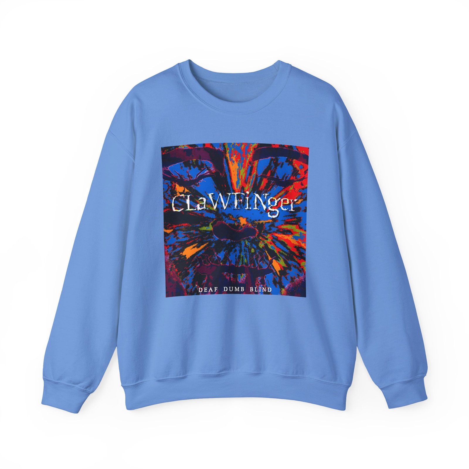Clawfinger Deaf Dumb Blind 2 Album Cover Unisex Heavy Blend™ Crewneck Sweatshirt - Image 17