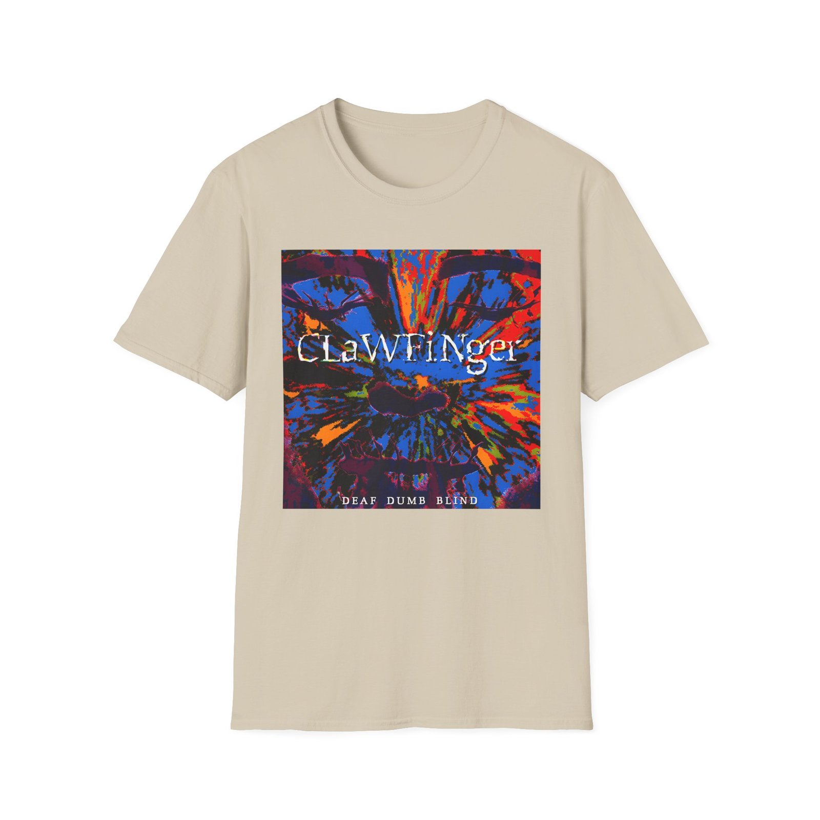 Clawfinger Deaf Dumb Blind 2 Album Cover Unisex Softstyle T-Shirt - Image 5