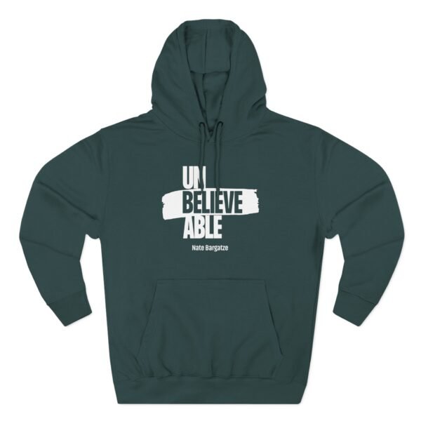 Nate Bargatze - Unbelievable Three-Panel Fleece Hoodie - Image 7