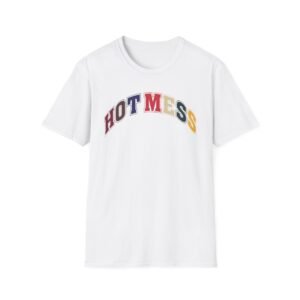 Alix Earle Hot Mess Varsity Unisex Softstyle T-Shirt