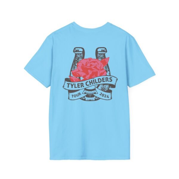 Tyler Childers Blue Muleshoe Unisex Softstyle T-Shirt - Image 16
