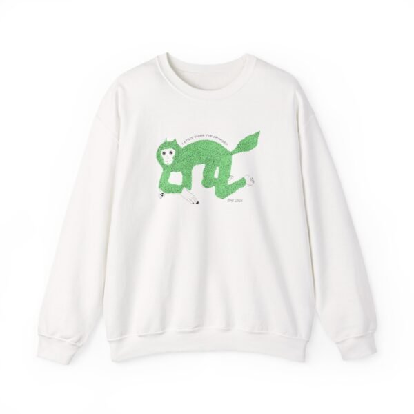 Odie Leigh Wolf Girl T Unisex Heavy Blend™ Crewneck Sweatshirt