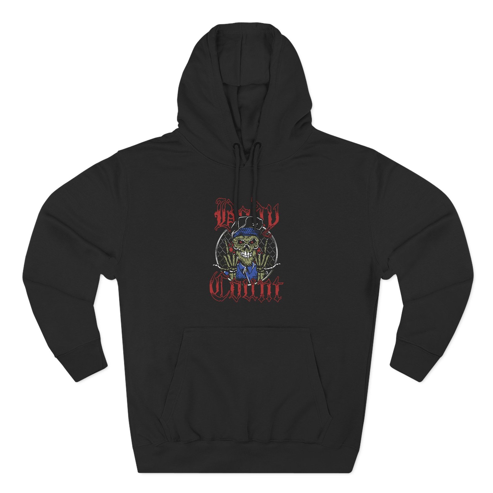 Body Count Skull Mascot Three-Panel Fleece Hoodie