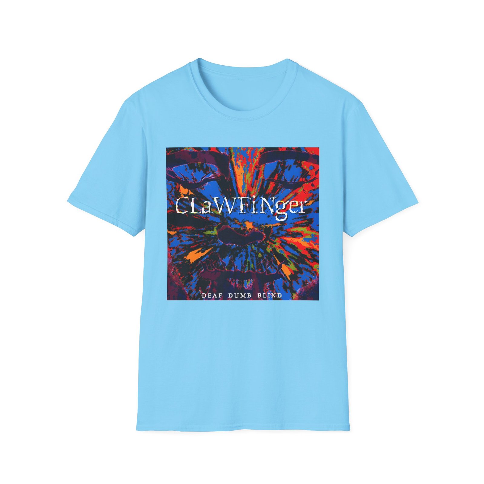 Clawfinger Deaf Dumb Blind 2 Album Cover Unisex Softstyle T-Shirt - Image 19