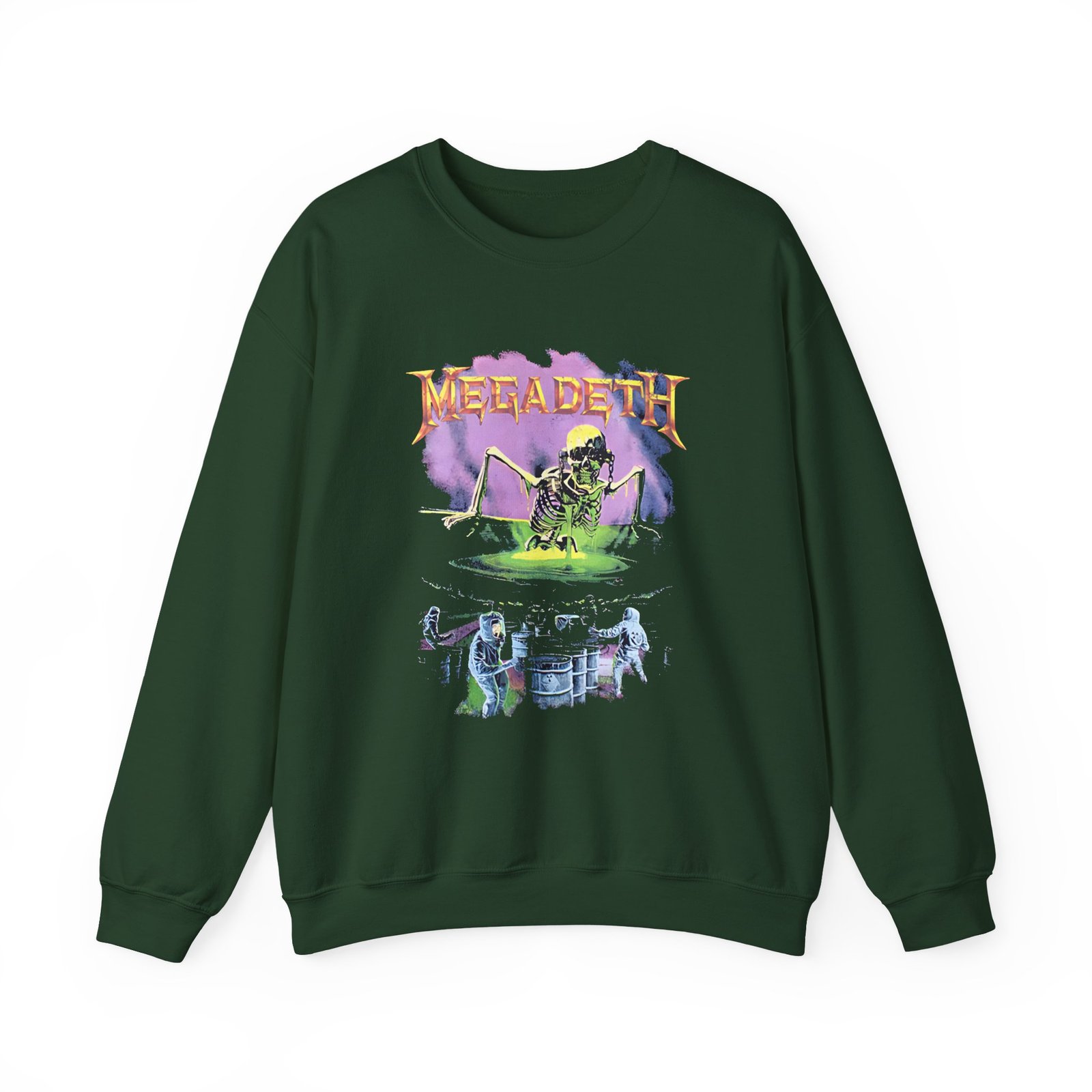 Manhead Megadeth Contaminated Unisex Heavy Blend™ Crewneck Sweatshirt - Image 5