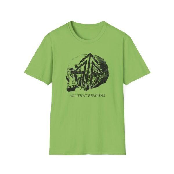 All That Remains Tie Dye Skull Unisex Softstyle T-Shirt - Image 15
