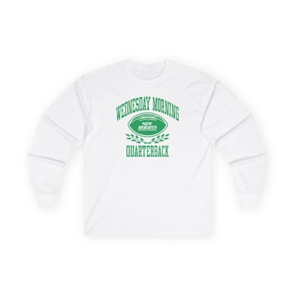 New Heights Wednesday Morning Quarterback Unisex Ultra Cotton Long Sleeve Tee - Image 3