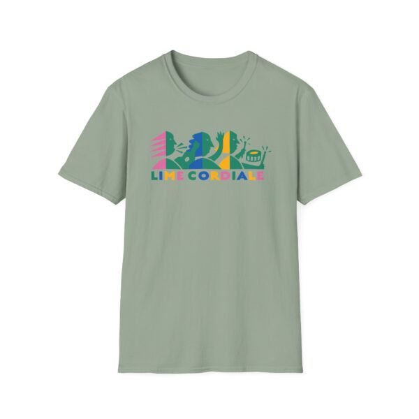Lime Cordiale Logo Unisex Softstyle T-Shirt - Image 9
