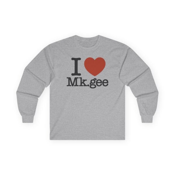 Mkgee I Love Unisex Ultra Cotton Long Sleeve Tee - Image 5