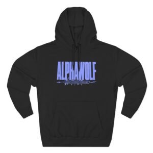 Alpha Wolf Half Living Things Three-Panel Fleece Hoodie