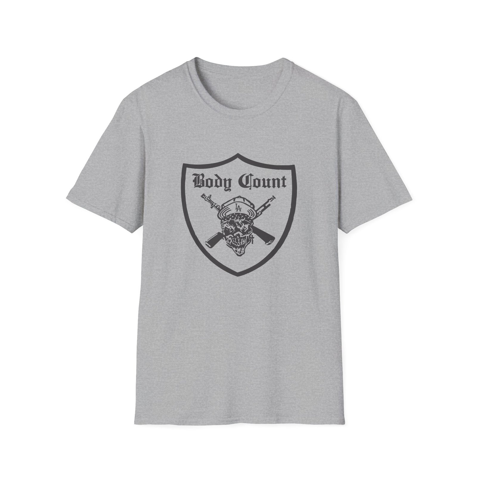 Body Count Pirate Logo Unisex Softstyle T-Shirt - Image 9