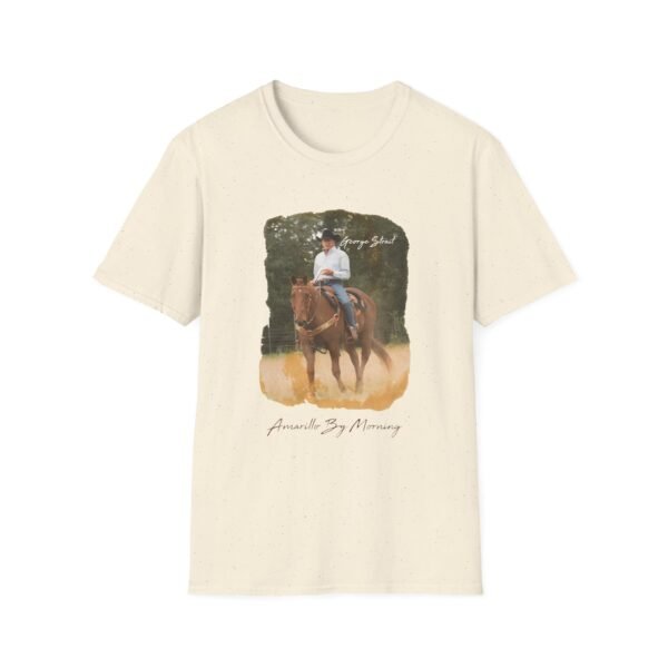 George Strait Amarillo by Morning Unisex Softstyle T-Shirt - Image 7