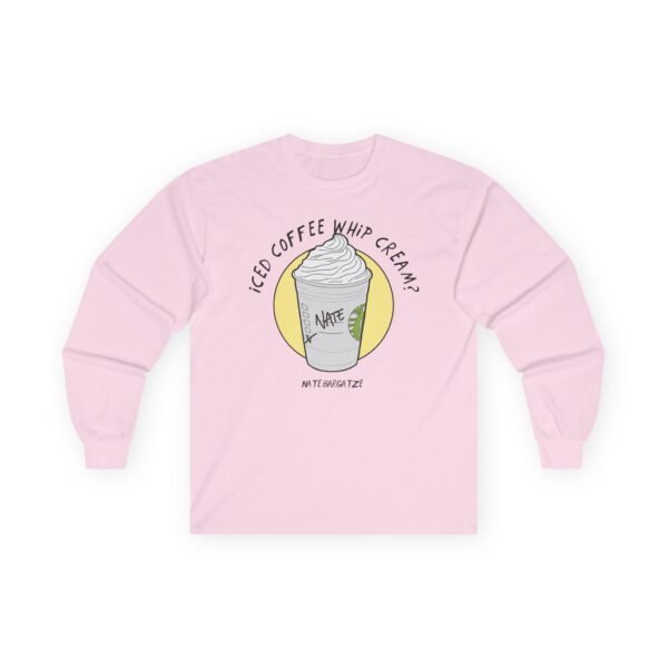 Nate Bargatze - Iced Coffee Whip Cream? Unisex Ultra Cotton Long Sleeve Tee - Image 11