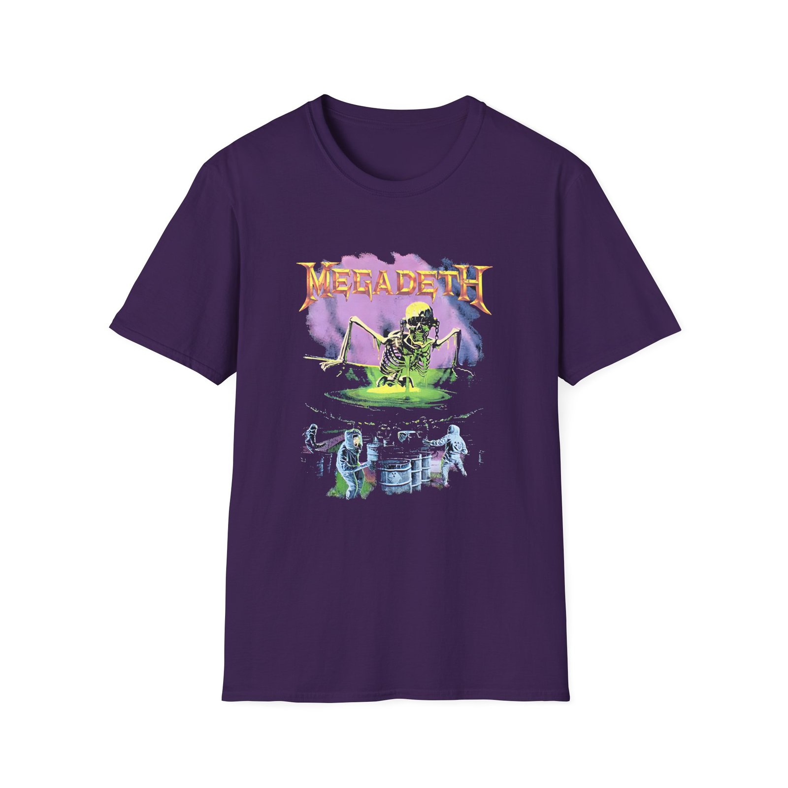 Manhead Megadeth Contaminated Unisex Softstyle T-Shirt - Image 7