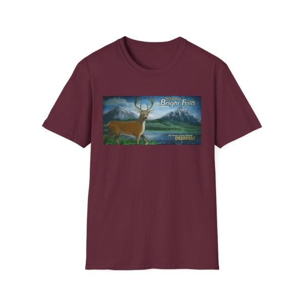 Alan Wake Falls souvenir Unisex Softstyle T-Shirt - Image 3