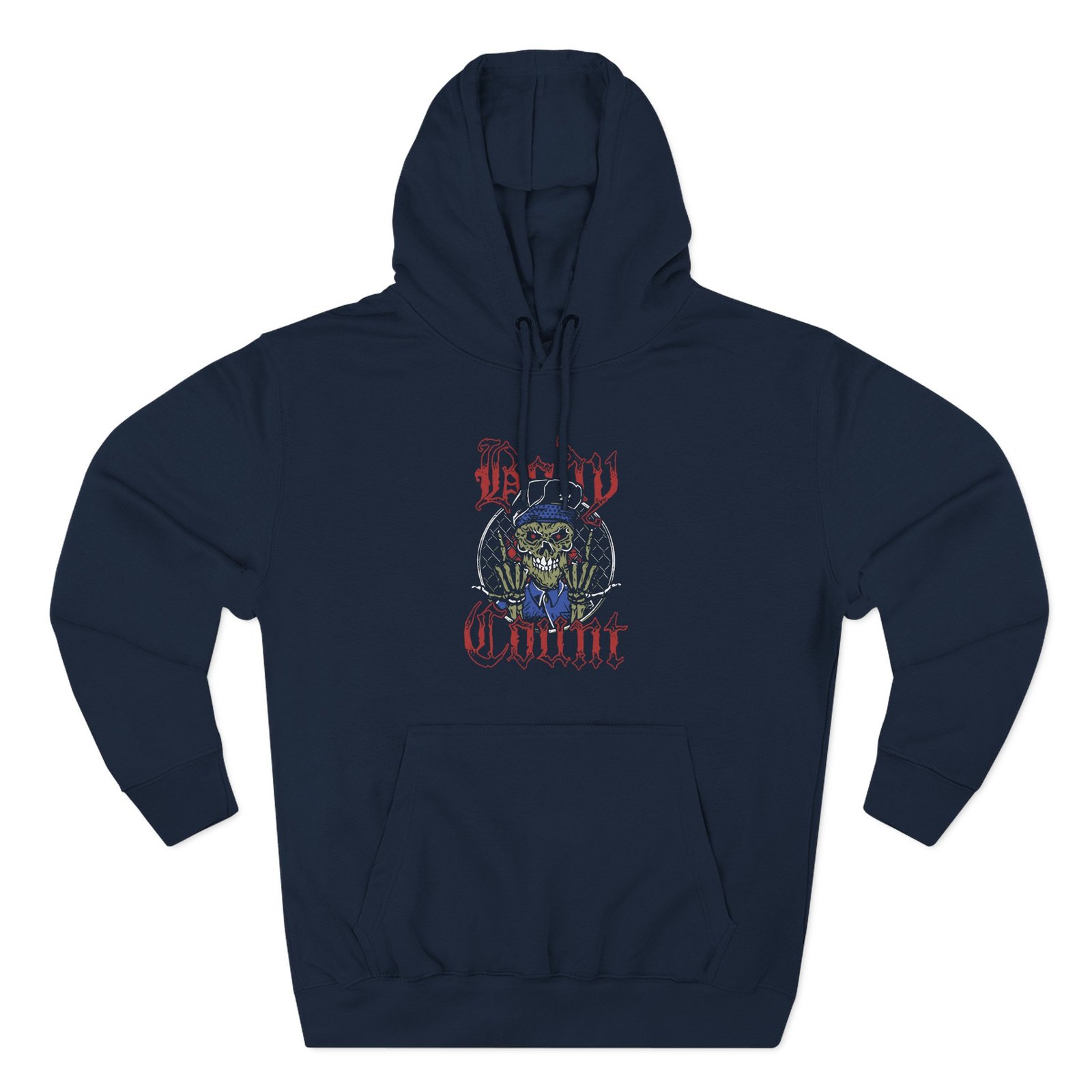 Body Count Skull Mascot Three-Panel Fleece Hoodie - Image 5