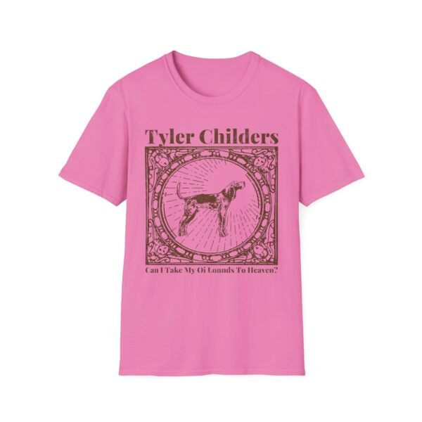Tyler Childers Beige Hound Unisex Softstyle T-Shirt - Image 23