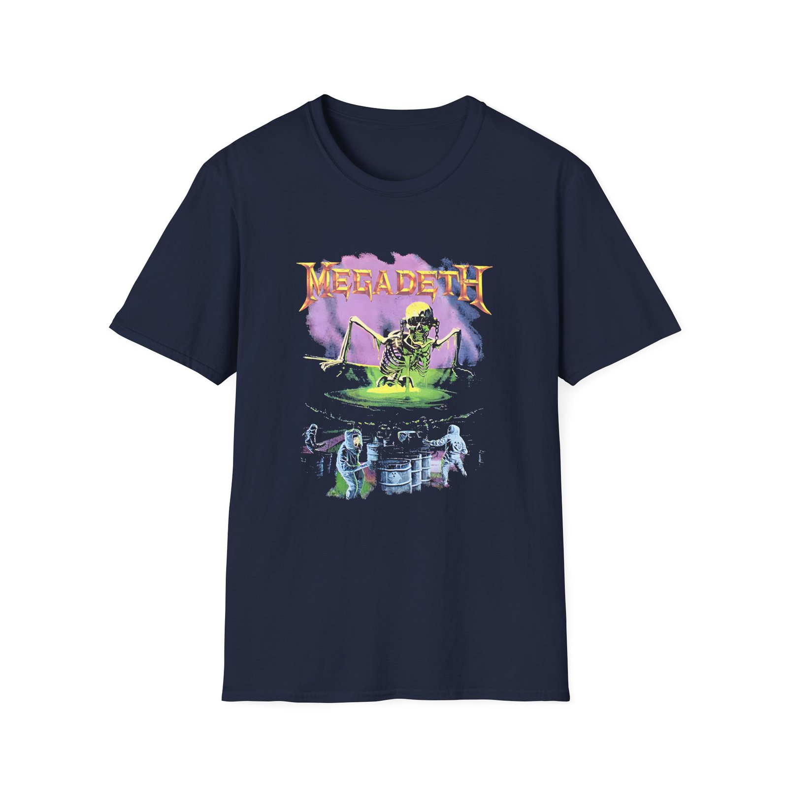 Manhead Megadeth Contaminated Unisex Softstyle T-Shirt - Image 5