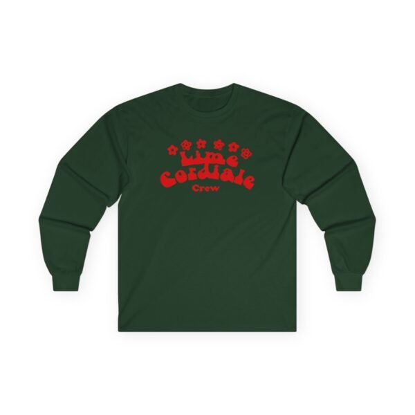 Lime Cordiale Crew Unisex Ultra Cotton Long Sleeve Tee - Image 5