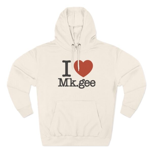Mkgee I Love Three-Panel Fleece Hoodie - Image 5
