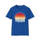 Nate Bargatze Hello Folks Unisex Softstyle T-Shirt