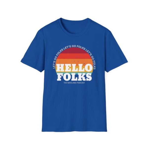 Nate Bargatze Hello Folks Unisex Softstyle T-Shirt - Image 11