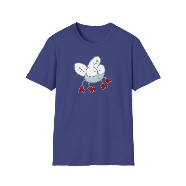 Carl Barron Skating Flies Unisex Softstyle T-Shirt - Image 19