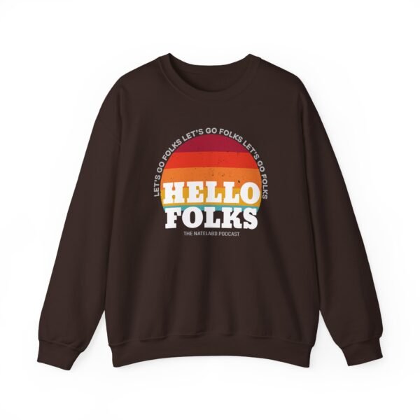 Nate Bargatze Hello Folks Unisex Heavy Blend™ Crewneck Sweatshirt - Image 5