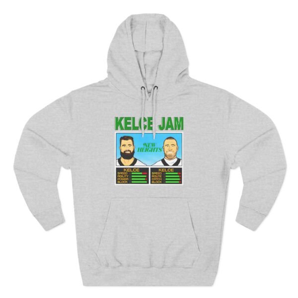 New Heights Kelce Jam Jason And Travis Three-Panel Fleece Hoodie