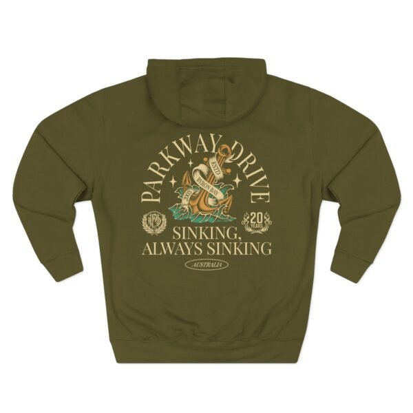 Parkway Drive Boneyards Anchor Three-Panel Fleece Hoodie - Image 6
