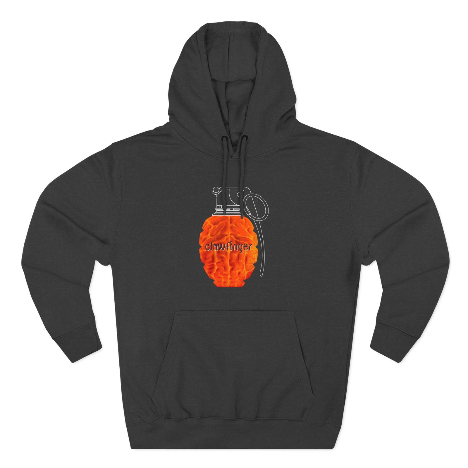 Clawfinger Use Your Brain Three-Panel Fleece Hoodie - Image 5