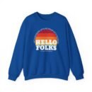 Nate Bargatze Hello Folks Unisex Heavy Blend™ Crewneck Sweatshirt