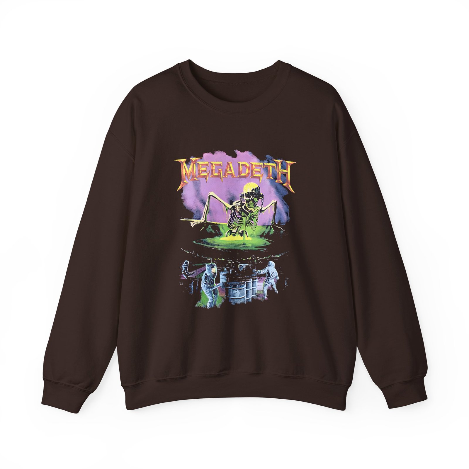 Manhead Megadeth Contaminated Unisex Heavy Blend™ Crewneck Sweatshirt - Image 3