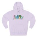 Lime Cordiale Logo Three-Panel Fleece Hoodie