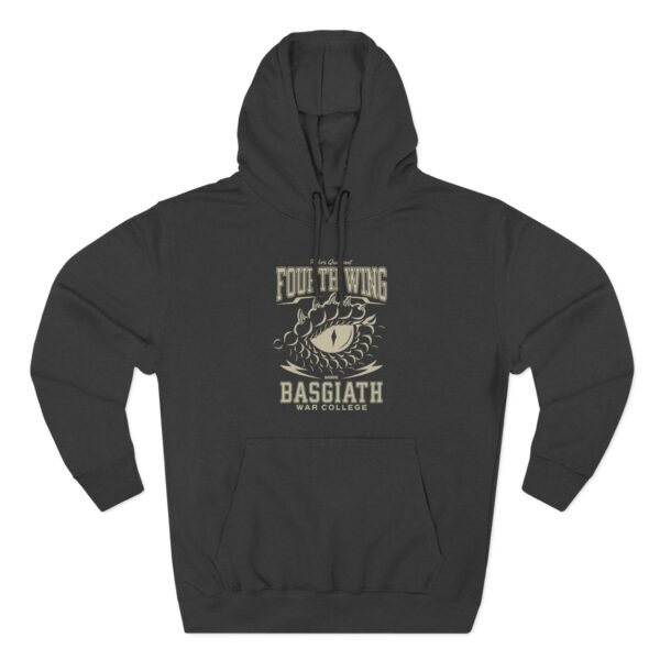 Fourth Wing riders quadrant Three-Panel Fleece Hoodie - Image 3