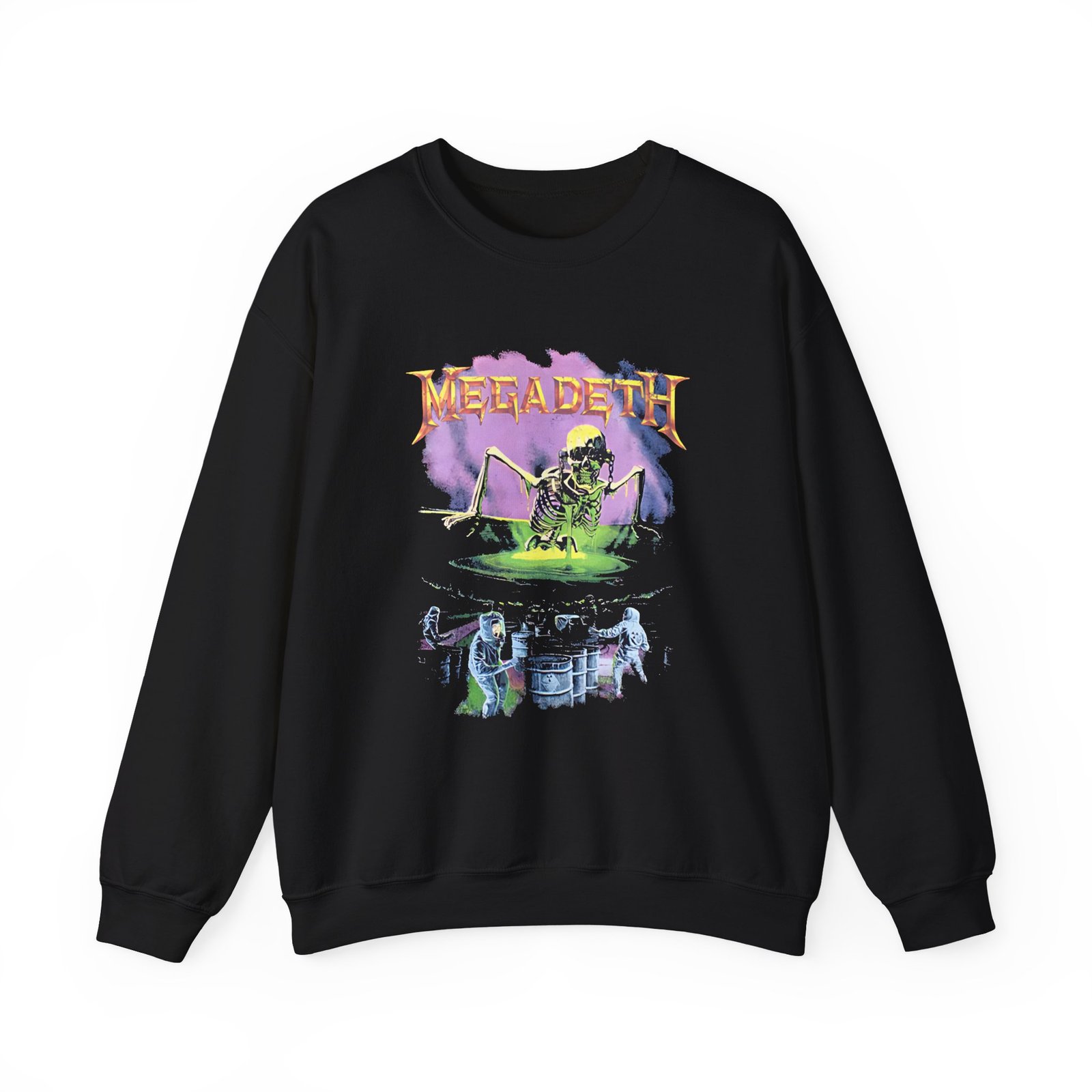 Manhead Megadeth Contaminated Unisex Heavy Blend™ Crewneck Sweatshirt