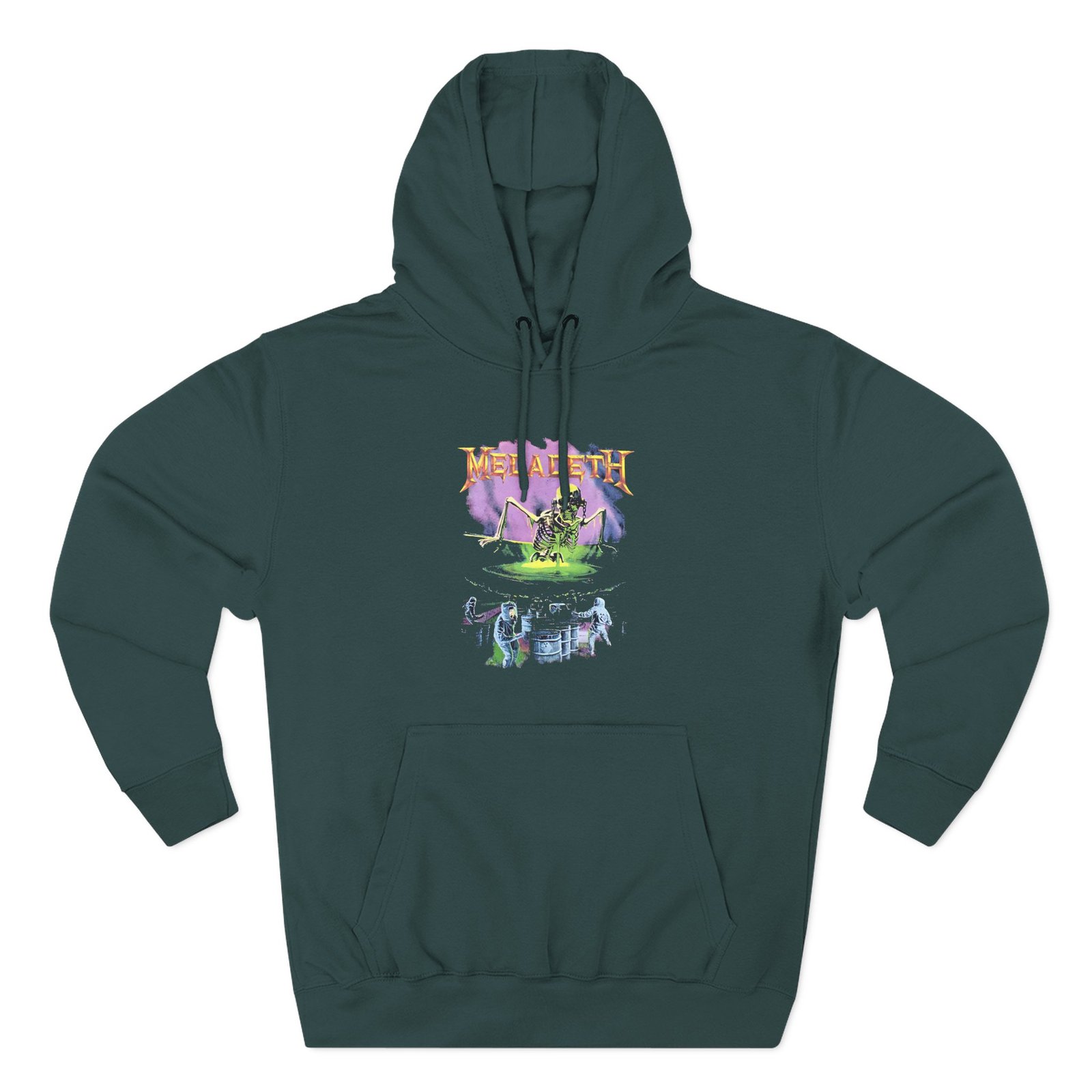Manhead Megadeth Contaminated Three-Panel Fleece Hoodie - Image 5