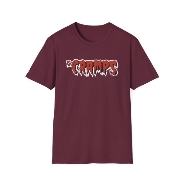 The Cramps Logo Unisex Softstyle T-Shirt - Image 3
