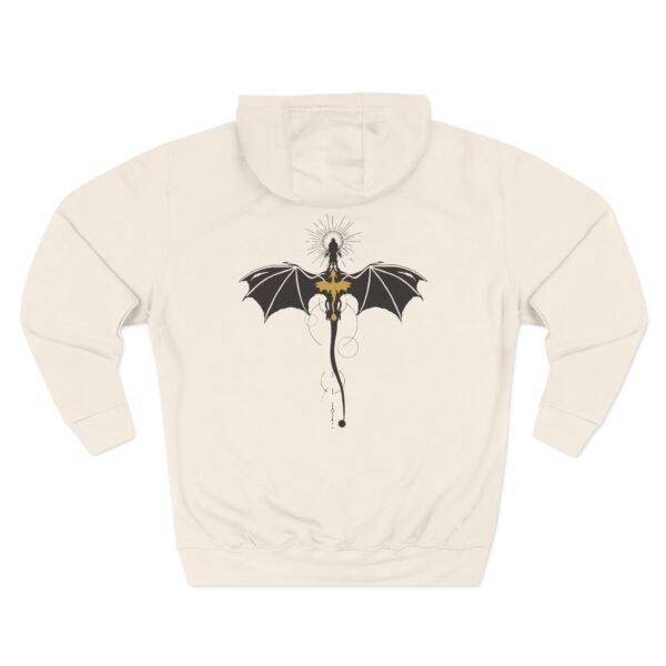 Fourth Wing Violet Sorrengail Dragon Relic Three-Panel Fleece Hoodie - Image 6