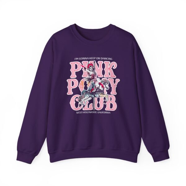 Chappell Roan Im Gonna Keep on Dancing Pink Pony Club Unisex Heavy Blend™ Crewneck Sweatshirt - Image 15