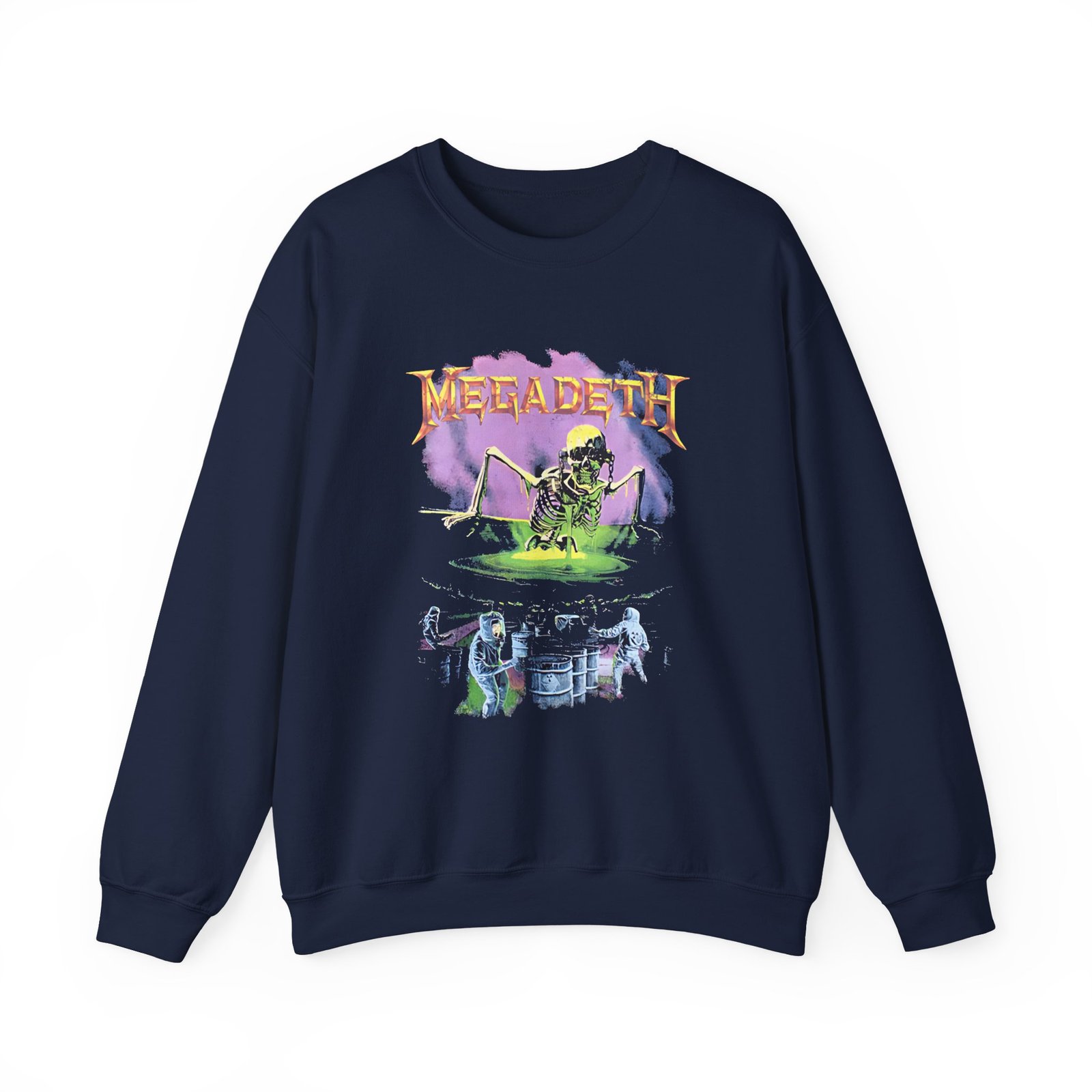 Manhead Megadeth Contaminated Unisex Heavy Blend™ Crewneck Sweatshirt - Image 9