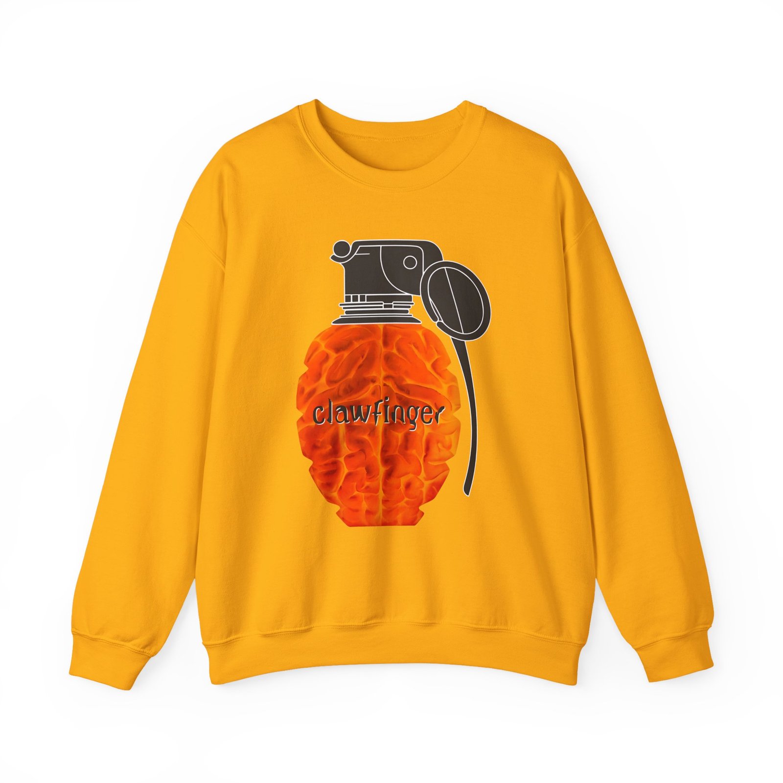 Clawfinger Use Your Brain Unisex Heavy Blend™ Crewneck Sweatshirt - Image 5