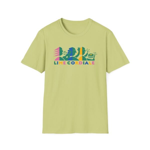 Lime Cordiale Logo Unisex Softstyle T-Shirt - Image 7