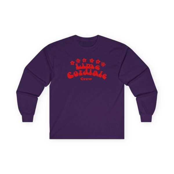 Lime Cordiale Crew Unisex Ultra Cotton Long Sleeve Tee - Image 11
